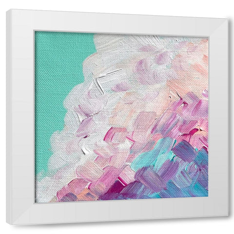 Daydream White Modern Wood Framed Art Print by Key and Sea
