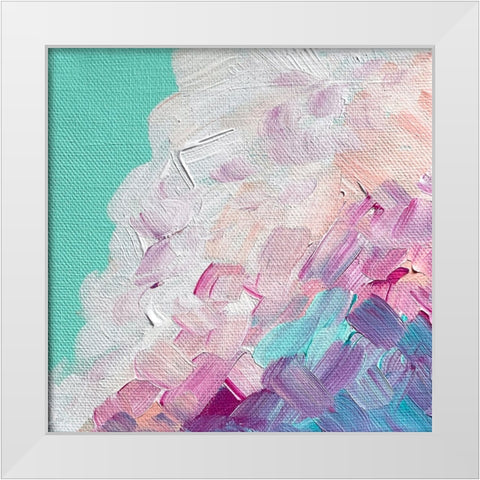 Daydream White Modern Wood Framed Art Print by Key and Sea