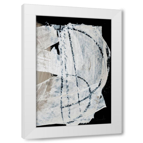 Mind No2 White Modern Wood Framed Art Print by Hobday, Dan