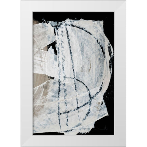 Mind No2 White Modern Wood Framed Art Print by Hobday, Dan