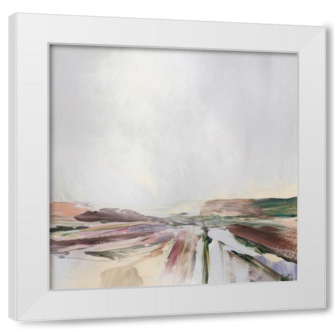 Beauty White Modern Wood Framed Art Print by Hobday, Dan