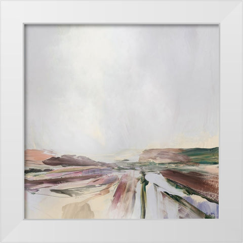 Beauty White Modern Wood Framed Art Print by Hobday, Dan