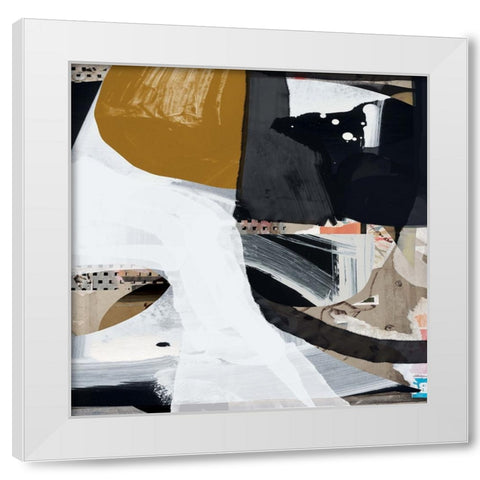 Trading White Modern Wood Framed Art Print by Hobday, Dan