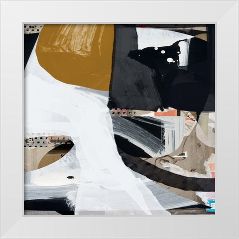 Trading White Modern Wood Framed Art Print by Hobday, Dan