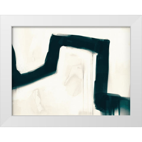 Bridge White Modern Wood Framed Art Print by Hobday, Dan