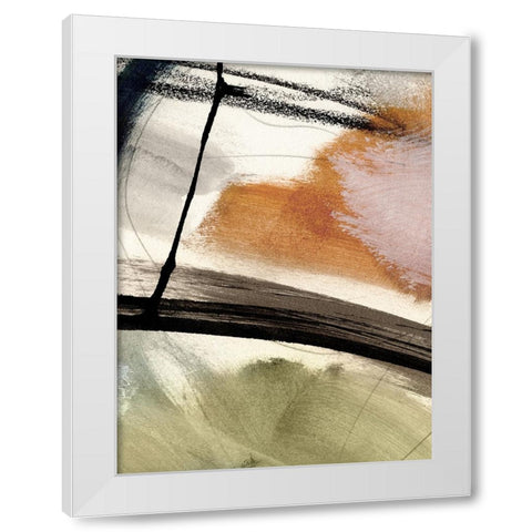 Light No2 White Modern Wood Framed Art Print by Hobday, Dan