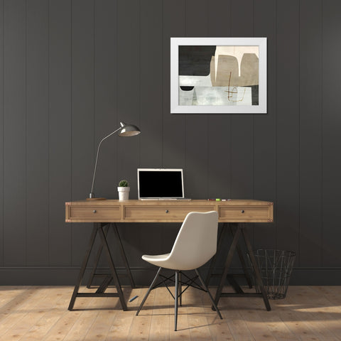 Change White Modern Wood Framed Art Print by Hobday, Dan