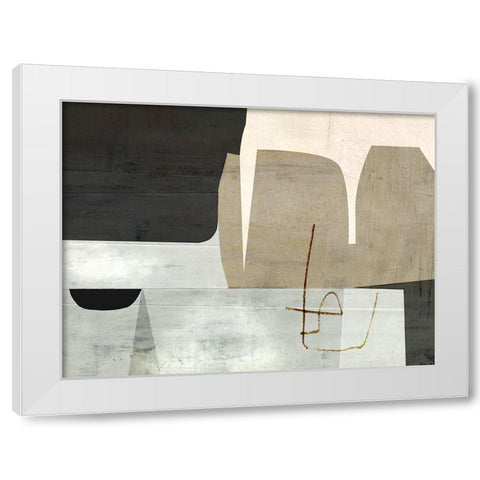 Change White Modern Wood Framed Art Print by Hobday, Dan
