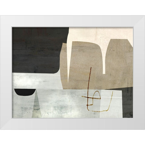 Change White Modern Wood Framed Art Print by Hobday, Dan