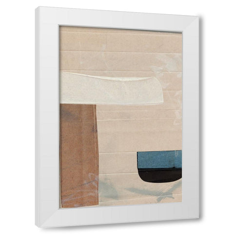 Sauna White Modern Wood Framed Art Print by Hobday, Dan