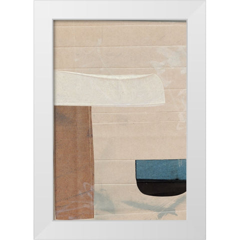 Sauna White Modern Wood Framed Art Print by Hobday, Dan
