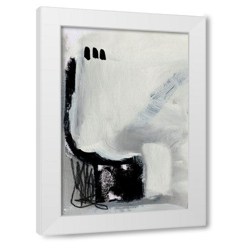 Beyond No2 White Modern Wood Framed Art Print by Hobday, Dan