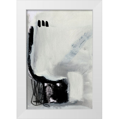 Beyond No2 White Modern Wood Framed Art Print by Hobday, Dan