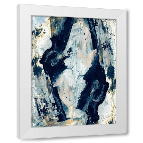 Glacier White Modern Wood Framed Art Print by Hobday, Dan
