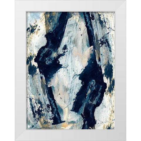 Glacier White Modern Wood Framed Art Print by Hobday, Dan