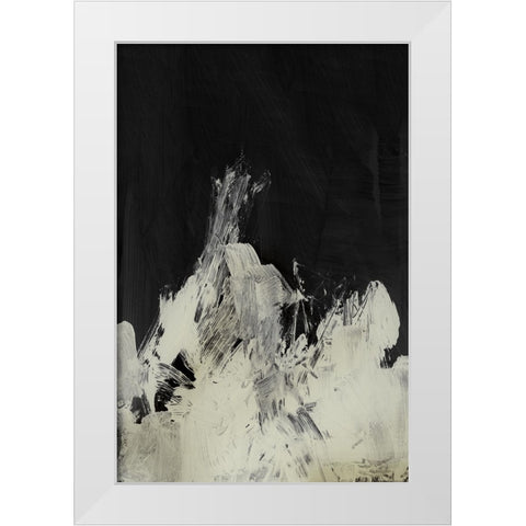 Unsettled White Modern Wood Framed Art Print by Hobday, Dan
