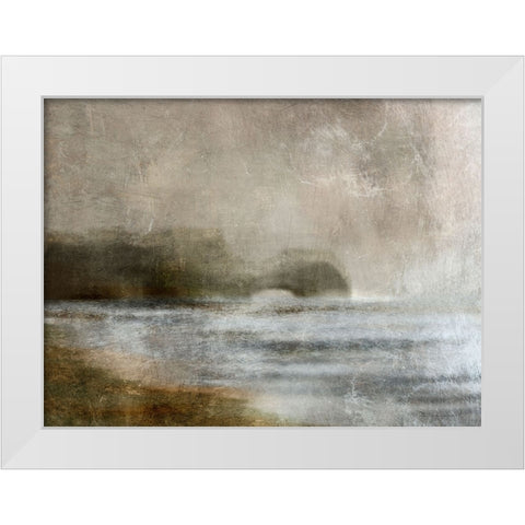 Dusk White Modern Wood Framed Art Print by Hobday, Dan