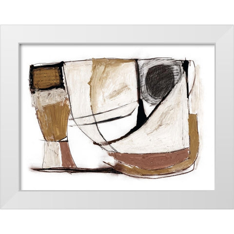 Sailing White Modern Wood Framed Art Print by Hobday, Dan