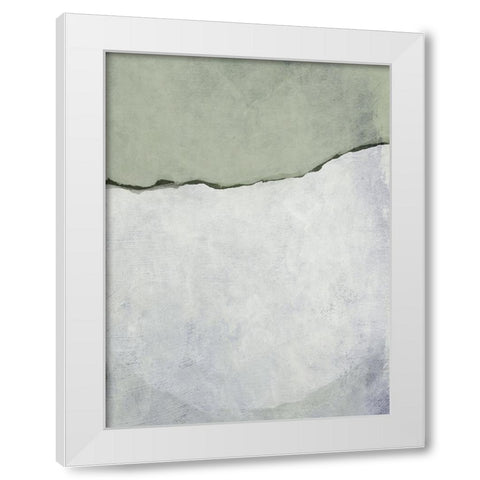 Divided White Modern Wood Framed Art Print by Hobday, Dan