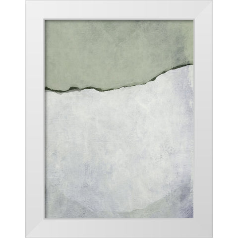 Divided White Modern Wood Framed Art Print by Hobday, Dan
