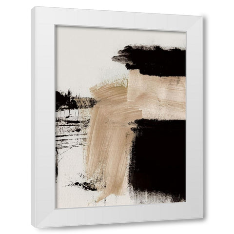 Path White Modern Wood Framed Art Print by Hobday, Dan
