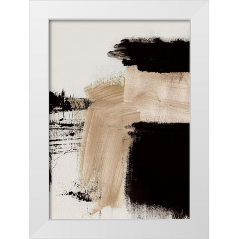 Path White Modern Wood Framed Art Print by Hobday, Dan