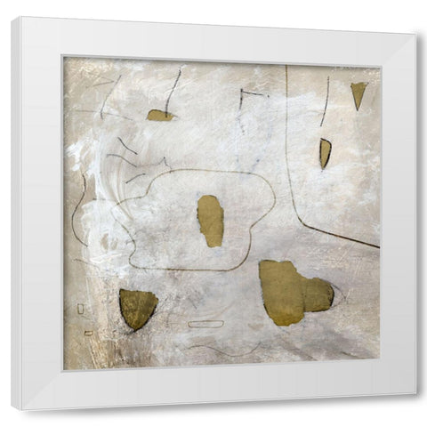 Perpetual White Modern Wood Framed Art Print by Hobday, Dan