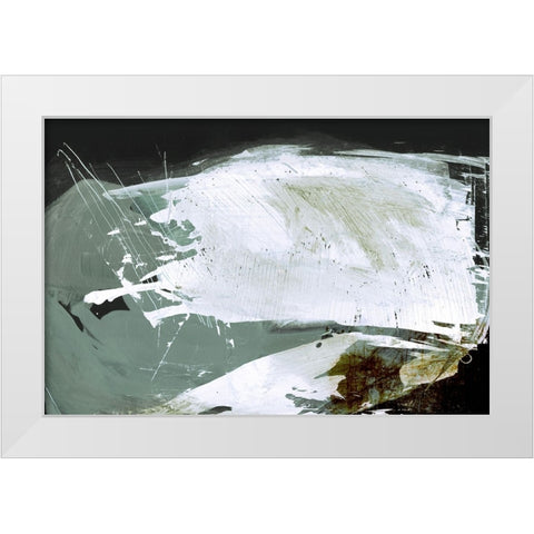 Open Sea White Modern Wood Framed Art Print by Hobday, Dan