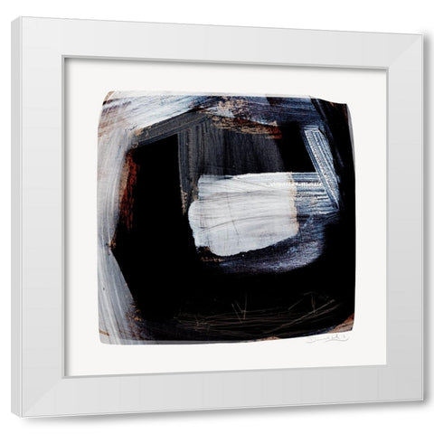 Trapped White Modern Wood Framed Art Print by Hobday, Dan