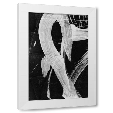 Sinking White Modern Wood Framed Art Print by Hobday, Dan