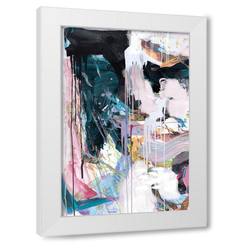 Statement No2 White Modern Wood Framed Art Print by Hobday, Dan