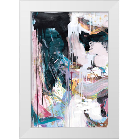 Statement No2 White Modern Wood Framed Art Print by Hobday, Dan