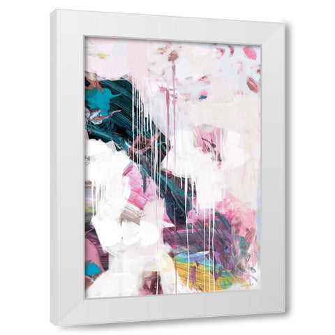 Statement White Modern Wood Framed Art Print by Hobday, Dan