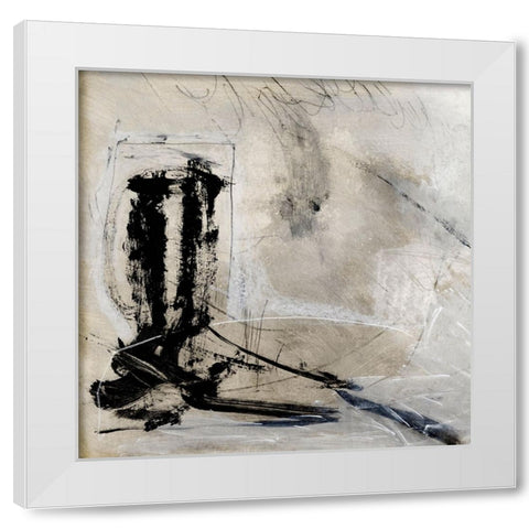 Method White Modern Wood Framed Art Print by Hobday, Dan