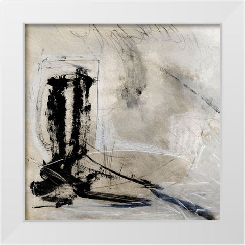 Method White Modern Wood Framed Art Print by Hobday, Dan