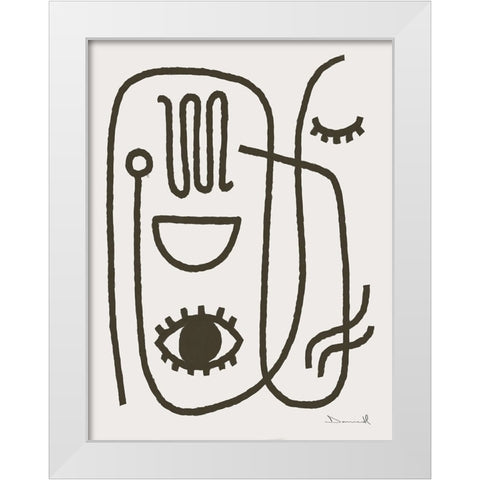 Get Going White Modern Wood Framed Art Print by Hobday, Dan