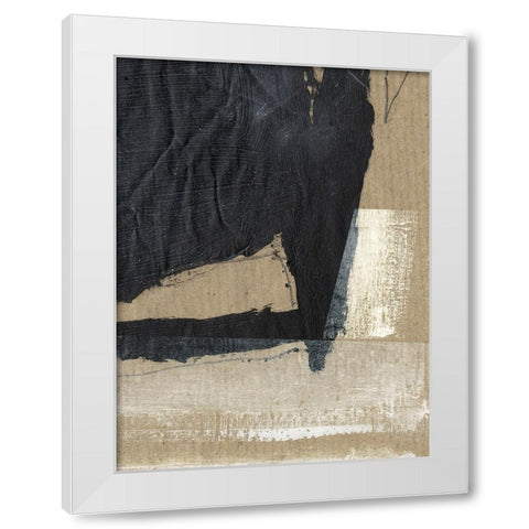 Texture White Modern Wood Framed Art Print by Hobday, Dan