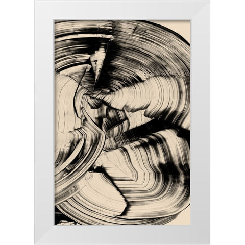 Tornado White Modern Wood Framed Art Print by Hobday, Dan