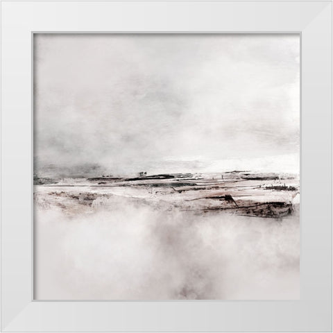 Ranch White Modern Wood Framed Art Print by Hobday, Dan