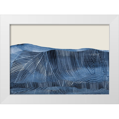 Harvest White Modern Wood Framed Art Print by Hobday, Dan