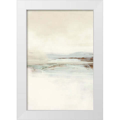 Set White Modern Wood Framed Art Print by Hobday, Dan