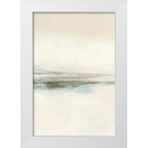 Set No3 White Modern Wood Framed Art Print by Hobday, Dan