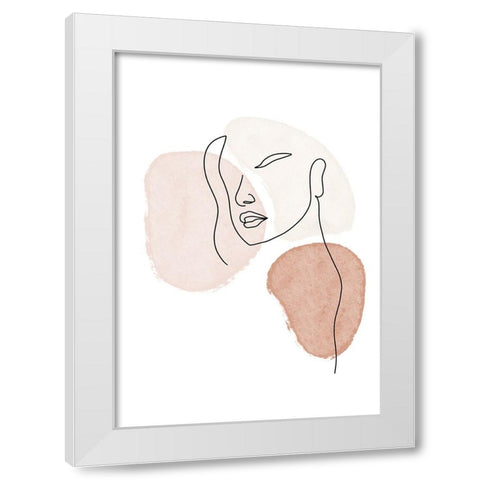 Untitled White Modern Wood Framed Art Print by Boulova, Veronika