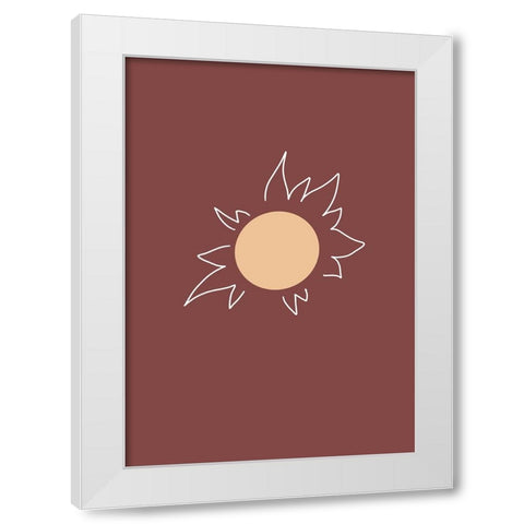 Untitled White Modern Wood Framed Art Print by Boulova, Veronika