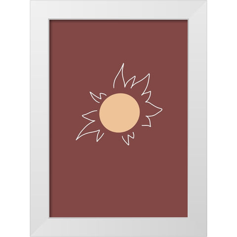 Untitled White Modern Wood Framed Art Print by Boulova, Veronika