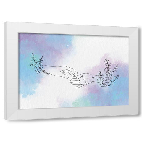 Morus a Lutea White Modern Wood Framed Art Print by Roze, Fadil