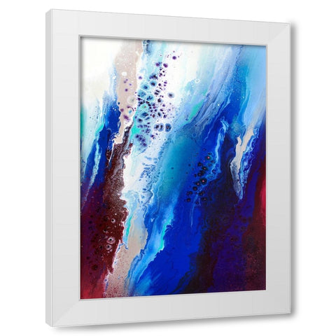 Acclivity White Modern Wood Framed Art Print by Storms, Alyson