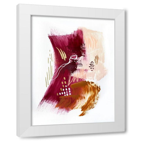 Autumnal Bliss 1 White Modern Wood Framed Art Print by Storms, Alyson
