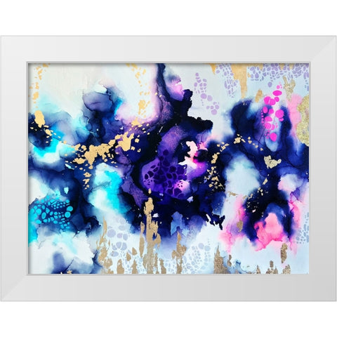 Awaken White Modern Wood Framed Art Print by Storms, Alyson