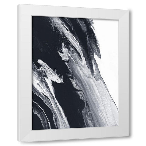 Blackandwhitestorm Std White Modern Wood Framed Art Print by Storms, Alyson
